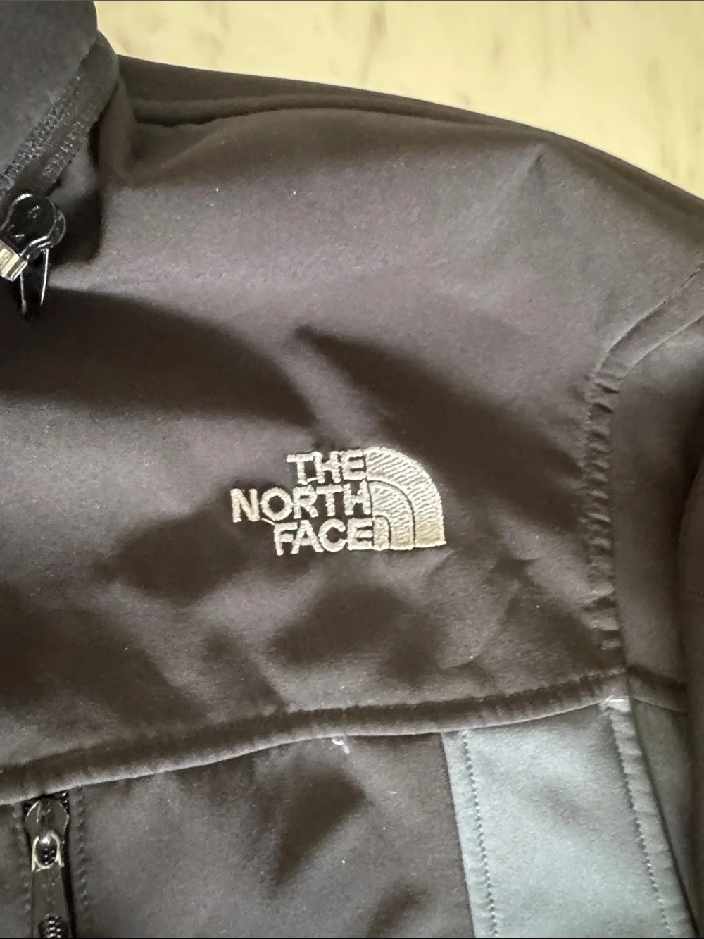The North Face Men’s Black Performance Softshell Jacket with Gray Trim